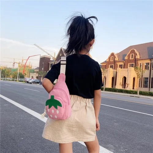 Miniatura 4 de Hiflyer Sling Bag Bolso de hombro Bolso de pecho, Mochila pequeña Bolsa de eslinga, Bolso Kawaii Mochila Kawaii Mochila Mochila Sling, rosado