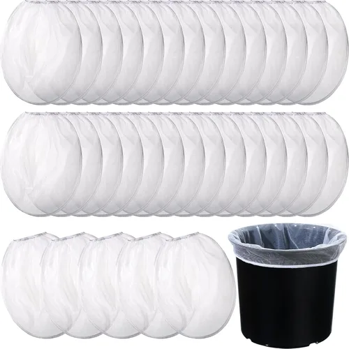 Miniatura 11 de Boao Bolsas de filtro de pintura, bolsas de filtro de pintura de malla fina blanca, filtro de cubo desechable con parte superior elástica