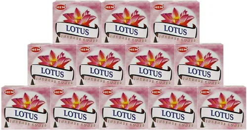 Miniatura 4 de Conos de Incienso de Loto y Paquete de Quemador de Cono de Incienso Insence Insense Dobladillo de Incienso Lotus