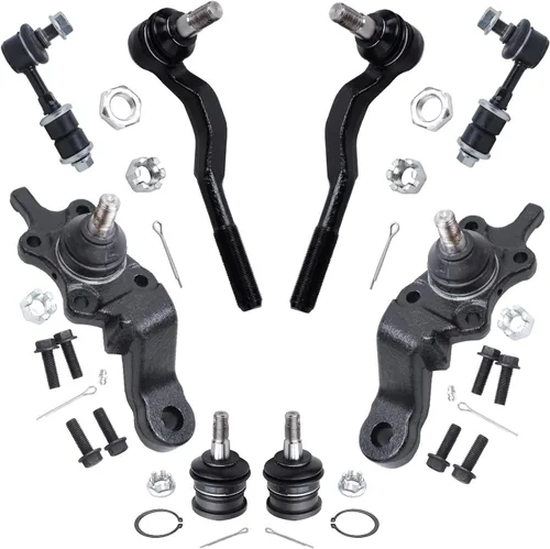 Miniatura 150 de Detroit Axle – Kit de suspensión delantera para Hyundai 2013-2018 Santa Fe 2 enlaces de barra de estabilizador 4 varillas de amarre interiores