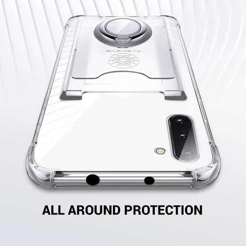 Miniatura 7 de Shields Up Funda para Samsung Galaxy Note 10, funda minimalista con tarjetero [3 tarjetas] y soporte de anillo, [protección contra caídas] funda