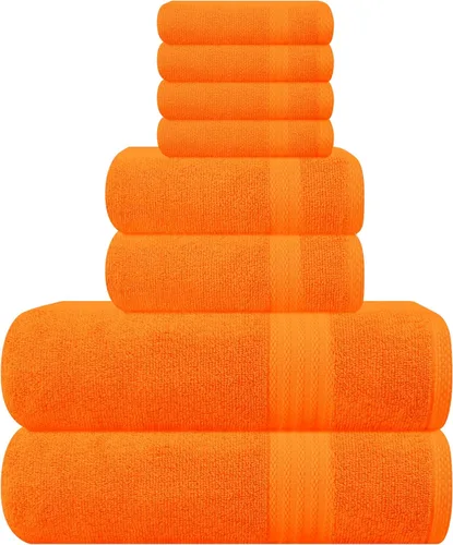 Miniatura 58 de GLAMBURG - Juego de 12 toallas faciales ultrasuaves de 13 x 13 pulgadas, 100% algodón, duraderas y altamente absorbentes, ideales para baño, cocina