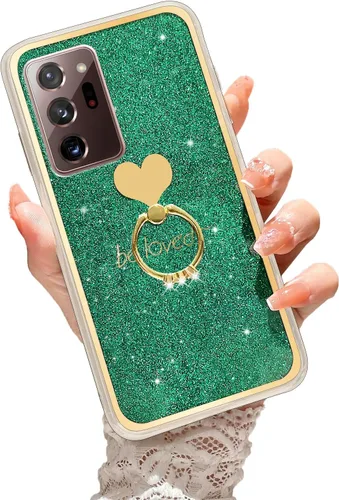 Miniatura 29 de Para Samsung Galaxy A52 5G Caso Lindas Niñas Mujeres Shell De Brillo De Lujo Con Anillo De Corazón Kickstand Cubierta Protectora A Prueba De Golpes