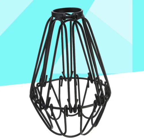 Miniatura 6 de FOMIYES Lámpara colgante Cubierta de alambre Pantalla de lámpara industrial Protector de metal para ventilador de techo Lámpara de hierro Sombra