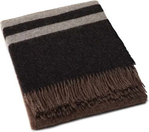 Miniatura 8 de Superfine - Manta de lana de alpaca – Manta ligera de lana merino de alpaca para uso en interiores o exteriores Manta de lana de alpaca peruana