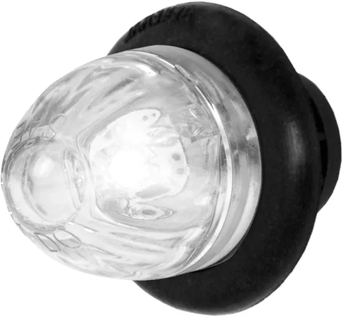 Miniatura 26 de GG Grand General 75390 Mini empuje/tornillo sandía ámbar/ámbar luz LED con tuerca 1 pulgada