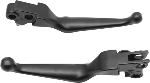 Miniatura 5 de M MATI Palanca de freno y embrague negra para Harley Davidson Sportster 883 1200 Softail Road King Dyna Electra Glide Street Bob Night Train Fat Boy