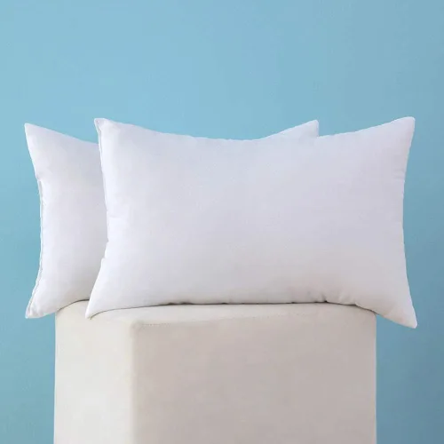 Miniatura 9 de MIULEE Juego de 2 rellenos de almohada de primera calidad, forma rectangular para cojín decorativo, cama, sofá, 12 x 18 pulgadas