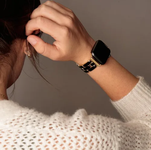 Miniatura 4 de Pulsera de moda Anne Klein para Apple Watch, segura, ajustable, correa de repuesto para Apple Watch, se adapta a la mayoría de muñecas