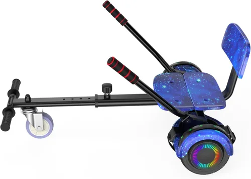 Miniatura 2 de LIEAGLE Go Kart, accesorio para asiento de aeropatineta, accesorios ajustables para niños y adultos, se adapta a hoverboards de 6.5 pulgadas, 8 Azul