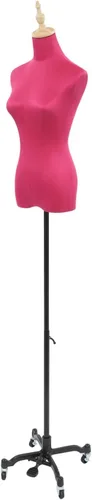 Miniatura 10 de Adjustable Dress Form, Female Sewing Mannequin, Movable Rolling Body Model Base , Detachable Casters Clothing Display Stand Mannequin for Clothing
