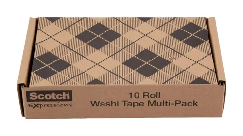 Miniatura 5 de Scotch Cinta Washi, 10 rollos, ideal para uso en diario de viñetas, suministros escolares, suministros de manualidades y regalos de agradecimiento
