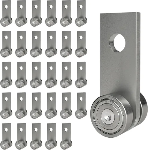 Miniatura 8 de Conjunto de carretilla, 2 rodillos de carro de ruedas para uso con 1-5/8 pulgadas de ancho y todos los canales de puntal de 1-5/8 pulgadas o más
