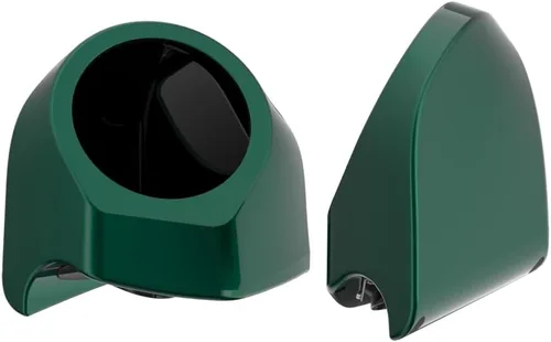 Miniatura 6 de Advanblack Alpine Green Tour Trunk Pack - Paquete de altavoces de 6.5 pulgadas, carcasa de audio trasera, color a juego, paquete de maletero Harley