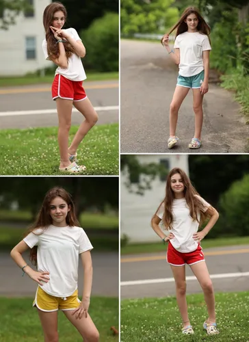 Miniatura 42 de Rolanko Pantalones cortos activos de delfín para niñas, paquete de 3 unidades, ciclismo, correr, verano, playa, atletismo, deportes, 4-14 años