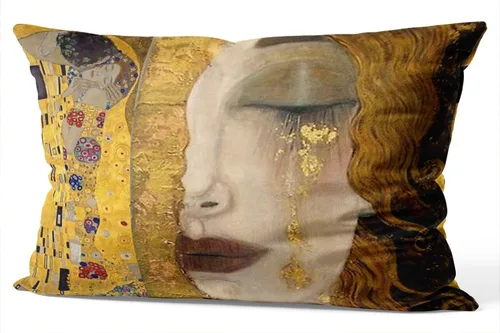 Miniatura 9 de Gustav Klimt Boudoir - Funda de almohada rectangular con cremallera en un lado impreso de 12 x 16 pulgadas