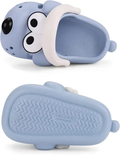 Miniatura 3 de KAKU NANU Sandalias para niños y niñas, lindas sandalias de dibujos animados, para verano, jardín, playa, piscina, sin cordones, para interiores