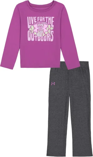 Miniatura 44 de Under Armour baby-girls Ua Terrazzo Leopard Heart SetShort Set