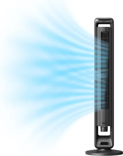 Miniatura 9 de Emerson SmartVoice - Ventilador de torre de 29 pulgadas, control de voz sin Wi-Fi, ventilador de torre inteligente para dormitorio, oscilación
