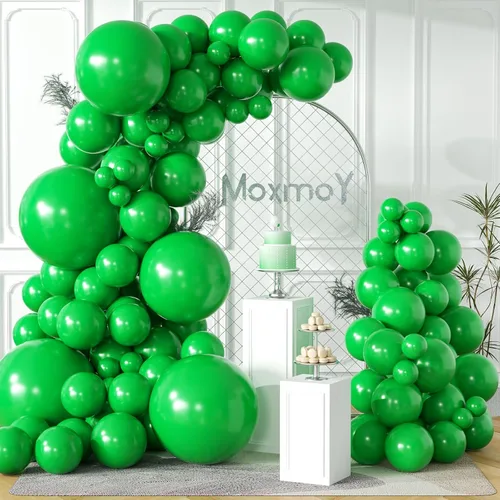 Miniatura 12 de 102 globos de color azul cromado de 18 pulgadas, 12 pulgadas, 10 pulgadas, 5 pulgadas, diferentes tamaños, kit de globos metálicos de fiesta