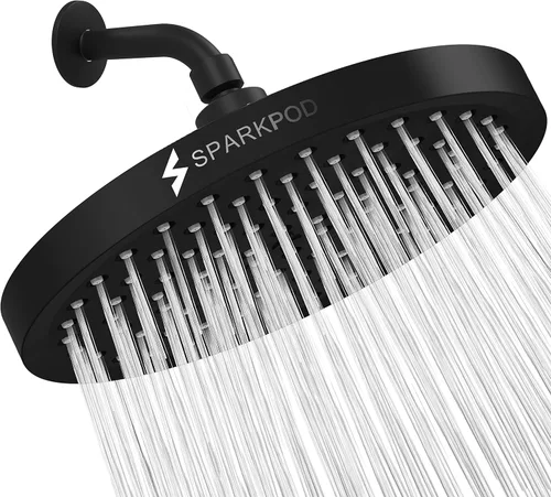 Miniatura 28 de SparkPod Cabezal de regadera – Lluvia de alta presión – Diseño de lujo de calidad premium – Instalación en 1 minuto – Reemplazo ajustable de fácil