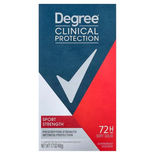 Miniatura 2 de DEGREE Men Clinical Protection Sport Strength Antitranspirante y desodorante, 1.7 onzas, paquete de 3