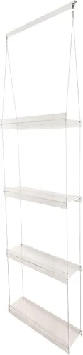 Miniatura 8 de Estantes colgantes de acrílico para ventanas (34 pulgadas de ancho, 2 estantes - 35 pulgadas de alto)