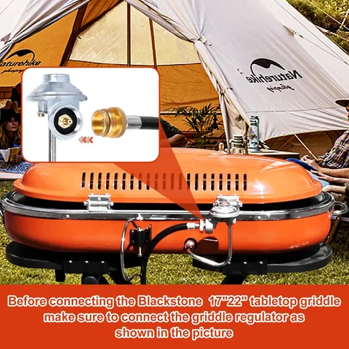 Miniatura 4 de ABYDA Manguera adaptadora de propano de 4 pies de 1 libra a 20 libras, manguera de tanque de propano con QCC1/tipo 1 para tanques de 5 a 40 libras