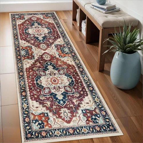 Miniatura 22 de Alfombra de pasillo lavable de 2 x 3 pies - Alfombra antideslizante resistente a las manchas, alfombras y tapetes de cocina duraderos