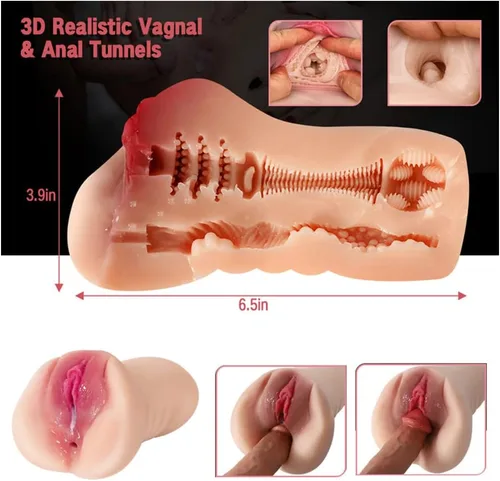 Masturbador masculino realista juguete de bolsillo coño apretado vagina muñecas sexuales juguete para hombres, carne