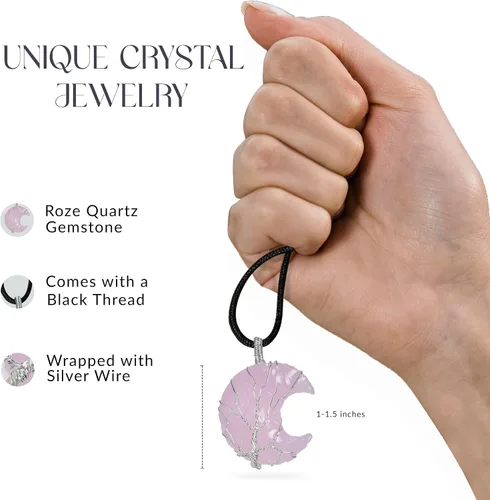 Miniatura 7 de Crystal Necklace, Crystals, Crystal Gifts, Gemstones, Crystal Pendant, Spiritual Gifts