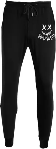 Miniatura 6 de JMIERR Pantalones deportivos cónicos para hombre, para gimnasio, correr, entrenamiento, atléticos, con cordón y bolsillos