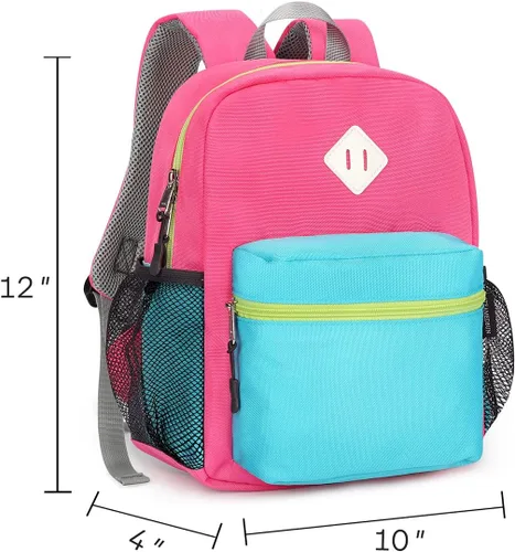 Miniatura 2 de STEAMEDBUN Mochila para niñas de 2 a 4 años, mochila de jardín de infantes para niñas, mochila preescolar, mini