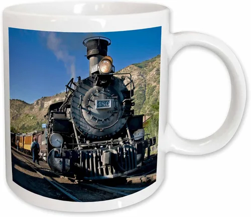 Miniatura 8 de 3dRose 88941_4 - Taza de cerámica, 11 oz, color blanco y negro