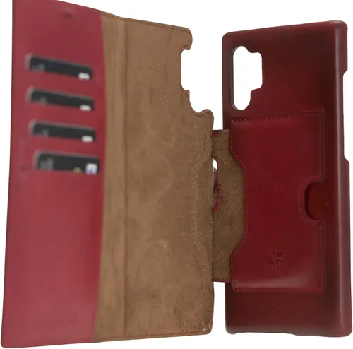 Miniatura 75 de Venito Florence - Funda de piel compatible con Samsung Galaxy S9, extra segura con bloqueo RFID, cartera desmontable para teléfono (gris decolorado)