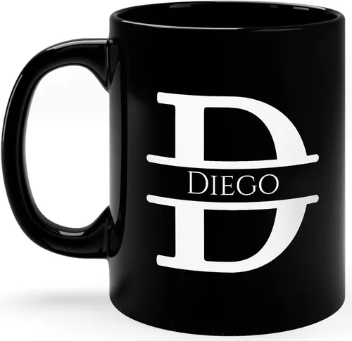 Miniatura 12 de Taza de café personalizada con monograma, letra inicial A personalizada para mujeres, hombres, niñas, niños, papás, mamás amigos, taza de café