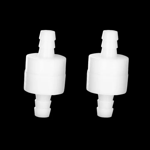 Miniatura 15 de Feelers 1/4" (6 mm) Válvula de retención en línea de una vía antirretorno, válvula de retención de aire, agua y gas, resistencia al ozono, PVDF