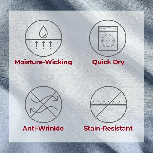 Miniatura 8 de Mellanni Sábanas extra profundas King – 4 piezas de ropa de cama de la colección Iconic – Lujosas y ultrasuaves – Sábanas refrescantes – Resistente