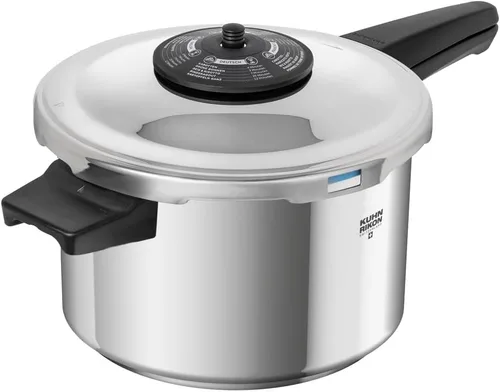 Kuhn Rikon Duromatic Classic NEO - Olla a presión de mango largo de 5 L, hecha en Suiza, ultrarrápida y eficiente energéticamente, base súper