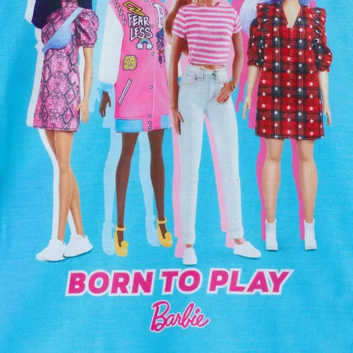 Miniatura 7 de Barbie Conjunto de pijama y camisa de dormir para niñas de 4 piezas para niñas