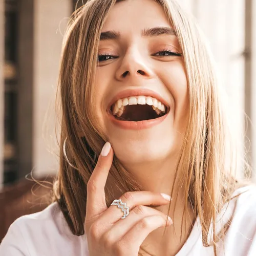 Miniatura 25 de Regalos para hija de mamá, anillo de circón de doble onda, anillos de madre e hija, artículos de moda, regalos de cumpleaños, Navidad, 2025