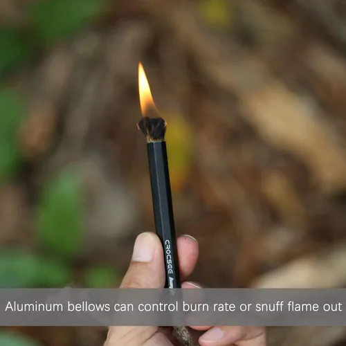 Miniatura 3 de Survival Wick - Kit de manguitos de tubo de fuelle impermeable y aluminio para arranque de incendios