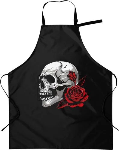 Miniatura 11 de Delantales con diseño de girasol para el hogar, 2 bolsillos, 33 x 28 pulgadas, para hombres y mujeres, babero de cocina impermeable en acuarela