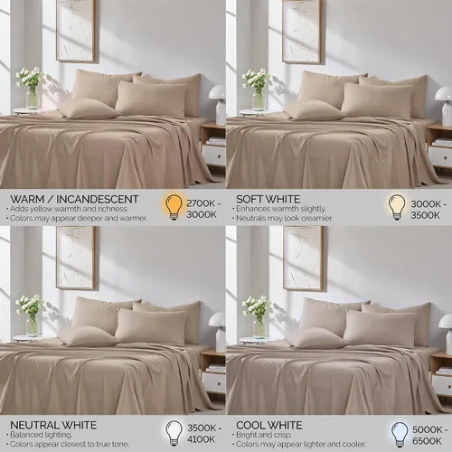 Miniatura 250 de Southshore Fine Living, Inc. Juego de 7 piezas de sábanas King divididas para cama ajustable, juego de sábanas King divididas con bolsillo de 21