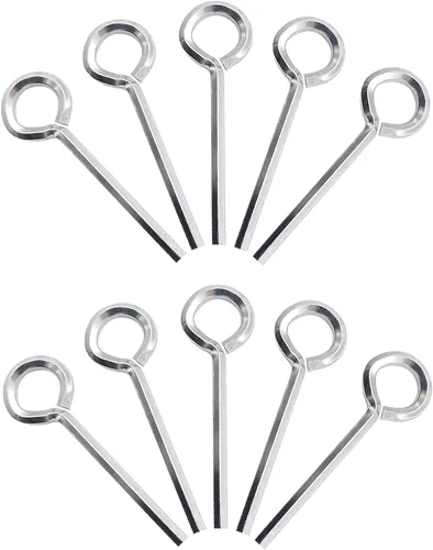 Miniatura 7 de 12 piezas Llaves hexagonales estándar de 1/8" con bucle completo, llave de puerta Allen de metal para dispositivo de salida de pánico de barra