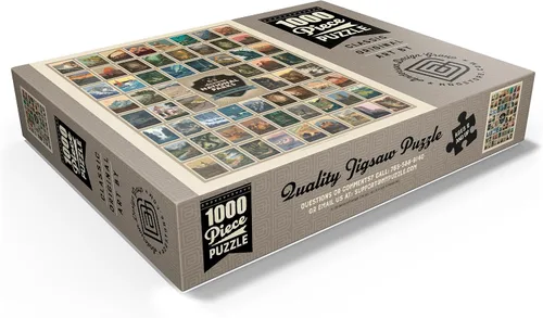 Miniatura 3 de MyPuzzle 63 Parques Nacionales Americanos: por Kenneth Crane, Póster Vintage - Rompecabezas Premium de 100 Piezas para Adultos