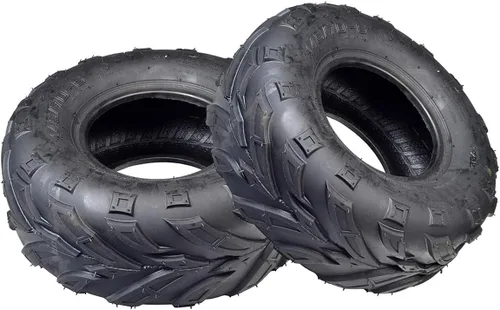 AlveyTech Neumáticos 145/70-6 con banda de rodadura V-Tread - Para las mini bicicletas Coleman CC100X y CT100U, KT196/CK196-T Go Kart, todo terreno,