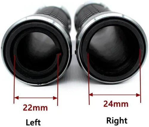 Miniatura 2 de Handle Bar Grips 7/8'' 22mm Motorcycle CNC Aluminum Handle Ends Grips Bar Hand for S&uzu-ki for Gixxer 150sf 250sf 155 Hand Grips (Color : 1)