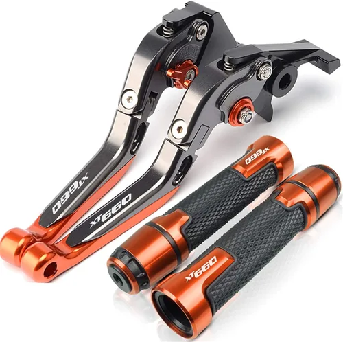 Miniatura 7 de Para Yamaha XT660 XT 660 XT660X XT660/X/R/Z 2004-2017 2016 2015 2014 2013 2012 Empuñaduras de motocicleta Embrague Palancas de embrague de freno