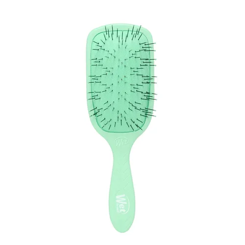 Wet Brush Go Green - Cepillo desenredante de pelo grueso, cerdas IntelliFlex ultrasuaves con AquaVent - Afloja suavemente los nudos mientras
